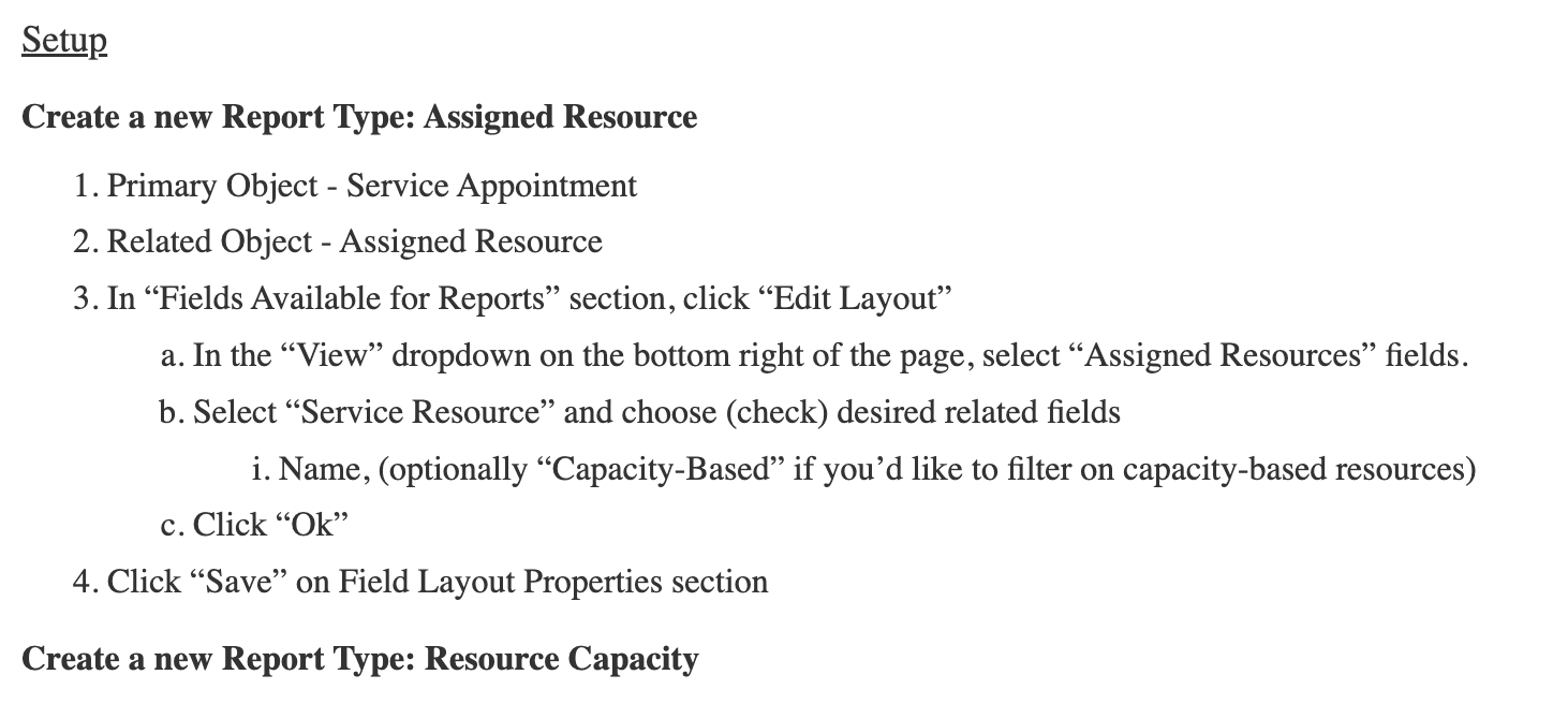 Reproducing Gantt KPIs via Custom Report Types